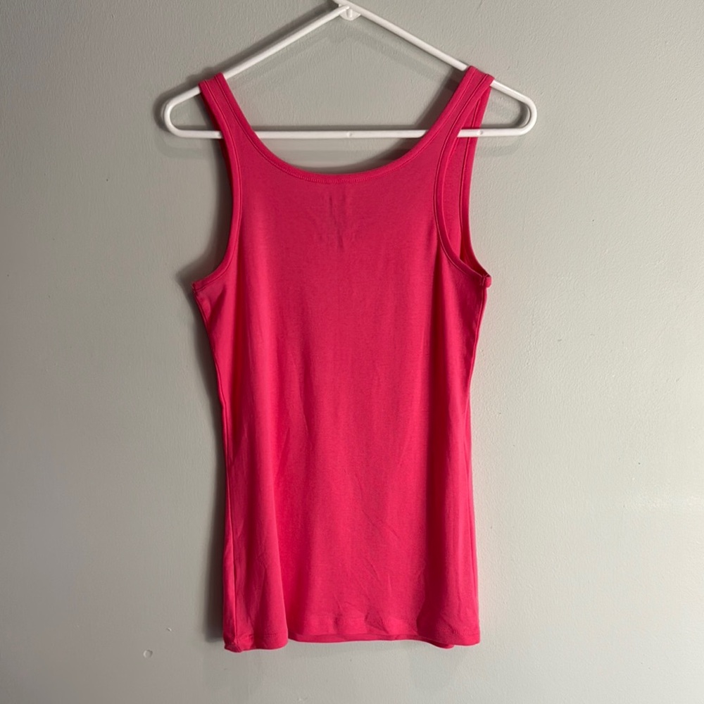 Faded Glory Pink Fitted Tank Top - Picture 5 of 7